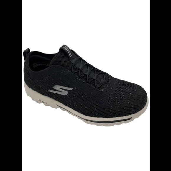 Skechers GOWalk Travel Washble Knit Slip-On Sneakers St. Tropez Black - Medium - Picture 1 of 3